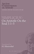 'simplicius': On Aristotle on the Soul 3. 1-5 (en Inglés)