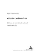 Glaube und Denken: Jahrbuch der Karl-Heim-Gesellschaft- 14. Jahrgang 2001