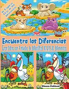 Encuentra las Diferencias: Mi Gran Libro de las Diferencias, Busca y Encuentra Libros Niños 5 Años, Pasatiempos Niños 6 Años, Libro con 10,12,15,20 Diferencias Para Niños,Niñas y Infantiles