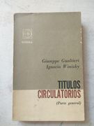 Titulos circulatorios (Parte general)