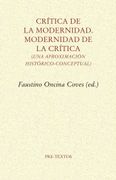 Crítica de la Modernidad. Modernidad de la Crítica (in Spanish)