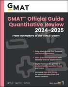 Gmat Official Guide Quantitative Review 2024-2025: Book + Online Question Bank