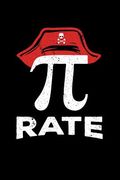 Pi Rate: 120 Pages I 6x9 I Dot Grid I Funny Mathematics Constant & Sea Robber Gifts (en Inglés)