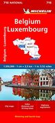 Belgium & Luxembourg - Michelin National map 716: Stra? En- und Tourismuskarte 1: 350 000 (Michelin Maps, 716) (en Inglés)