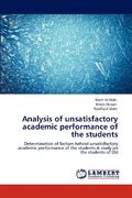 analysis of unsatisfactory academic performance of the students (en Inglés)