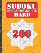 Sudoku books for adults hard: 200 Sudokus from hard with solutions for adults Gifts Sudoku hard book Lover (en Inglés)