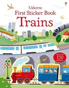 First Sticker Book Trains (First Sticker Books) (en Inglés)