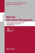 Web-Age Information Management: 17th International Conference, Waim 2016, Nanchang, China, June 3-5, 2016, Proceedings, Part II (en Inglés)