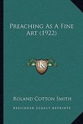 preaching as a fine art (1922)