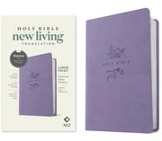 Nlt Large Print Premium Value Thinline Bible, Filament-Enabled Edition (Leatherlike, Lavender Song)