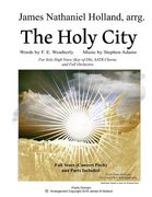 The Holy City: For Solo High Voice (Db) SATB Choir and Orchestra (en Inglés)