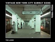 Vintage new York City Subway Signs: 1920S–1980S