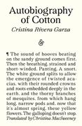 Autobiography of Cotton