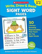 Write, Draw & Read Sight Word Pages: 50 Literacy-Boosting Reproducibles That Teach the top Sight Words (en Inglés)
