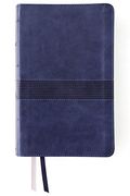 Niv, Student Bible, Personal Size, Leathersoft, Navy, Comfort Print (en Inglés)