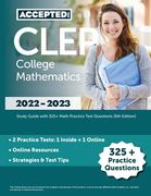 CLEP College Mathematics 2022-2023: Study Guide with 325+ Math Practice Test Questions [6th Edition] (en Inglés)