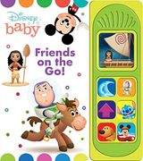 Disney Baby Mickey Mouse, Buzz Lightyear, Moana, and More! – Friends on the go! 7-Button Sound Book – pi Kids 
