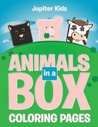 Animals in a Box (Coloring Pages) (en Inglés)