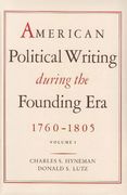 american political writing during the founding era 2 volume set: 1760-1805 (en Inglés)