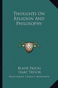 thoughts on religion and philosophy