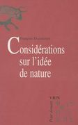 Considerations Sur l'Idee de Nature (en Francés)