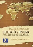 Temario Oposiciones Geografia E Historia Para Educacion Secundaria