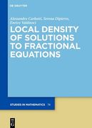Local Density of Solutions to Fractional Equations (en Inglés)