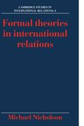 Formal Theories in International Relations (Cambridge Studies in International Relations) (en Inglés)