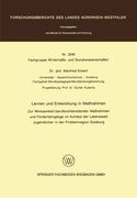 Lernen und Entwicklung in Maßnahmen: zur Wirksamkeit berufsvorbereitender Maßnahmen und Förderlehrgänge im Kontext der Lebenswelt Jugendlicher in der ... Landes Nordrhein-Westfalen) (German Edition)