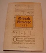 MISSALE AURIENSE 1494