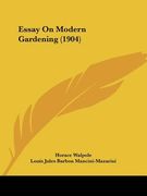 essay on modern gardening (1904) (en Inglés)