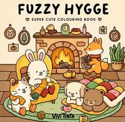 Fuzzy Hygge. Super cute colouring book
