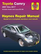 Toyota Camry, Avalon & Lexus Es 350 2007-17 (en Inglés)