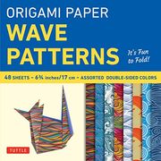 Origami Paper - Wave Patterns - 6 3 (en Inglés)