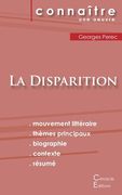 Fiche de lecture La Disparition de Georges Perec (Analyse littéraire de référence et résumé complet) (en Francés)