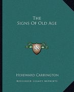 the signs of old age (en Inglés)