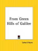 from green hills of galilee