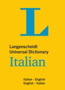 Langenscheidt Universal Dictionary Italian: Italian-English / English-Italian (en Inglés)