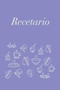 Recetario: Libreta a Rayas Pequeña, Libro de Recetas, Recetario En Blanco Para Escribir. Regalo Original Perfecto Para Mujer, Hom (en Inglés)
