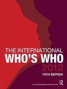 The International Who's Who (en Inglés)