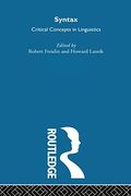 Syntax (Critical Concepts in Linguistics)