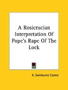a rosicrucian interpretation of pope's rape of the lock (en Inglés)