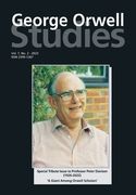 George Orwell Studies Vol.7 No.2 (en Inglés)