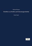 Schriften zur Kritik und Literaturgeschichte: Erster Band (in German)
