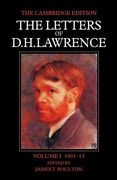 The Letters of d. H. Lawrence 8 Volume set in 9 Paperback Pieces: The Letters of d. H. Lawrence Volume i 1901-13: Volume 1 (The Cambridge Edition of the Letters of d. H. Lawrence) (en Inglés)