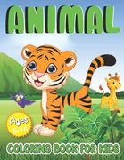 Animals Coloring Book for Kids ages 6-14: Funny Animals. Easy Coloring Pages For Preschool (en Inglés)
