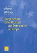 Bürgerschaft, Öffentlichkeit und Demokratie in Europa (in German)