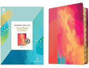 Nlt Courage for Life Study Bible for Women (Leatherlike, Fierce Pink, Indexed, Filament Enabled) (en Inglés)