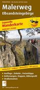 Wanderkarte Leporello Malerweg Elbsandsteingebirge: Mit Ausflugszielen, Einkehr- & Freizeittipps, Wetterfest, Reißfest, Abwischbar, Gps-Genau. Wetterfest, Reissfest, Abwischbar, Gps-Genau (en Alemán)