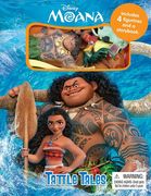 Disney Moana Tattle Tales - Activity Books for Kids, 12-Page Storybook, 4 Figurines (en Inglés)